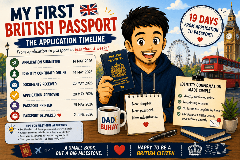 My First British Passport Application Timeline, From Submission to&nbsp;Delivery